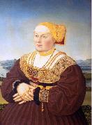 Conrad Faber von Kreuznach Portrait of Anne von Glauburg, born Knoblauch oil painting reproduction